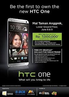 Promo Launching HTC One di Indonesia
