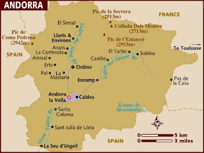 Andorra Mapa del País