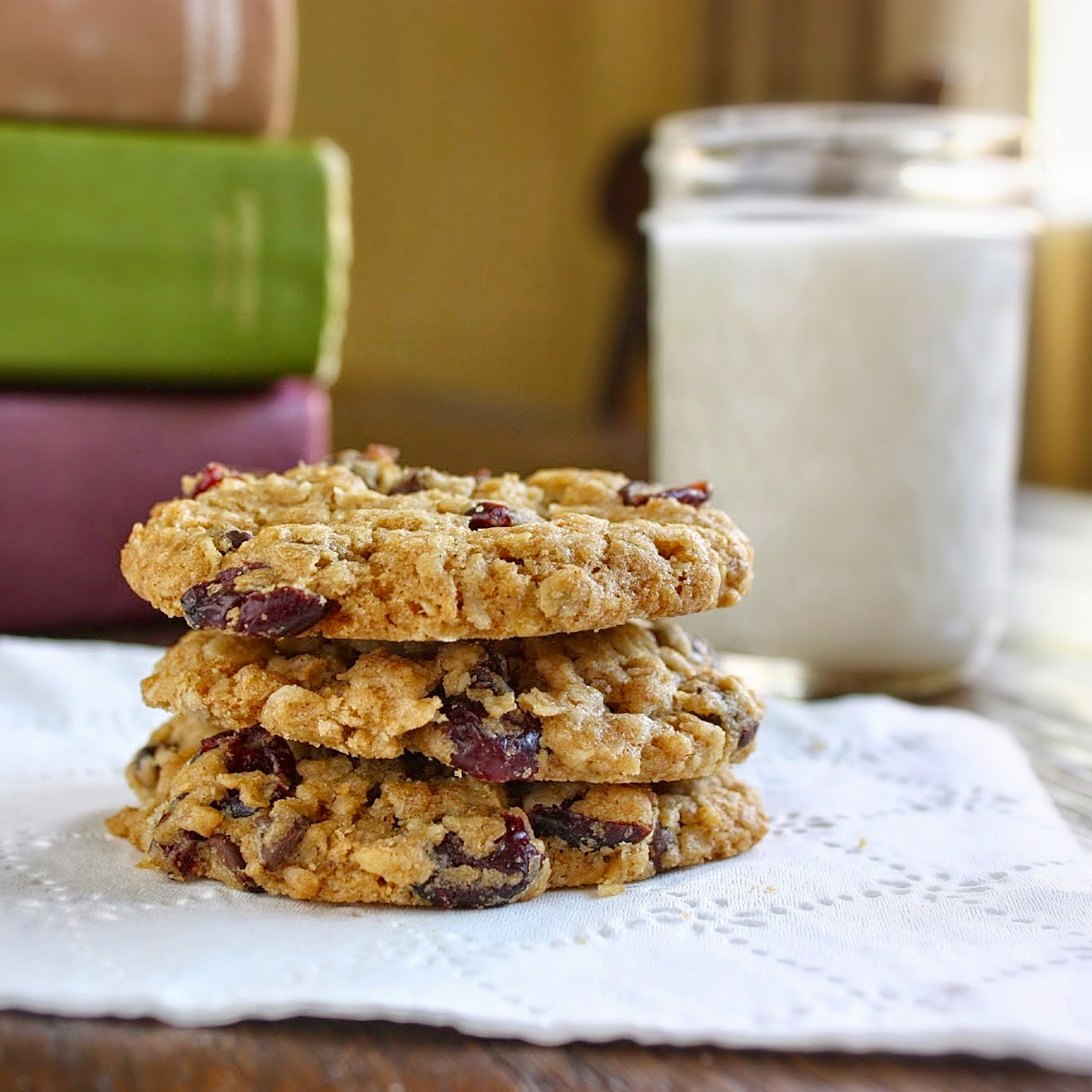 Art of Dessert Oatmeal Cranberry Chocolate Chip Cookies (Vegan)
