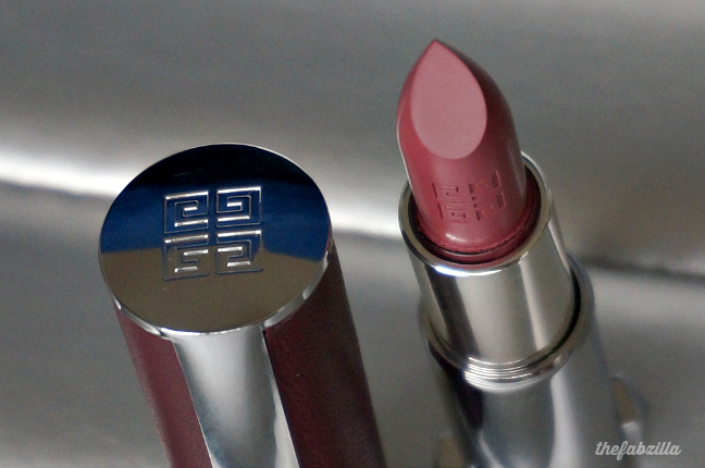 Fall/Winter 2014, Givenchy Le Rouge Intense Color Sensuously Mat Lip Color 207 Rose Plumetis, Burgundy Collection, Review, Swatch