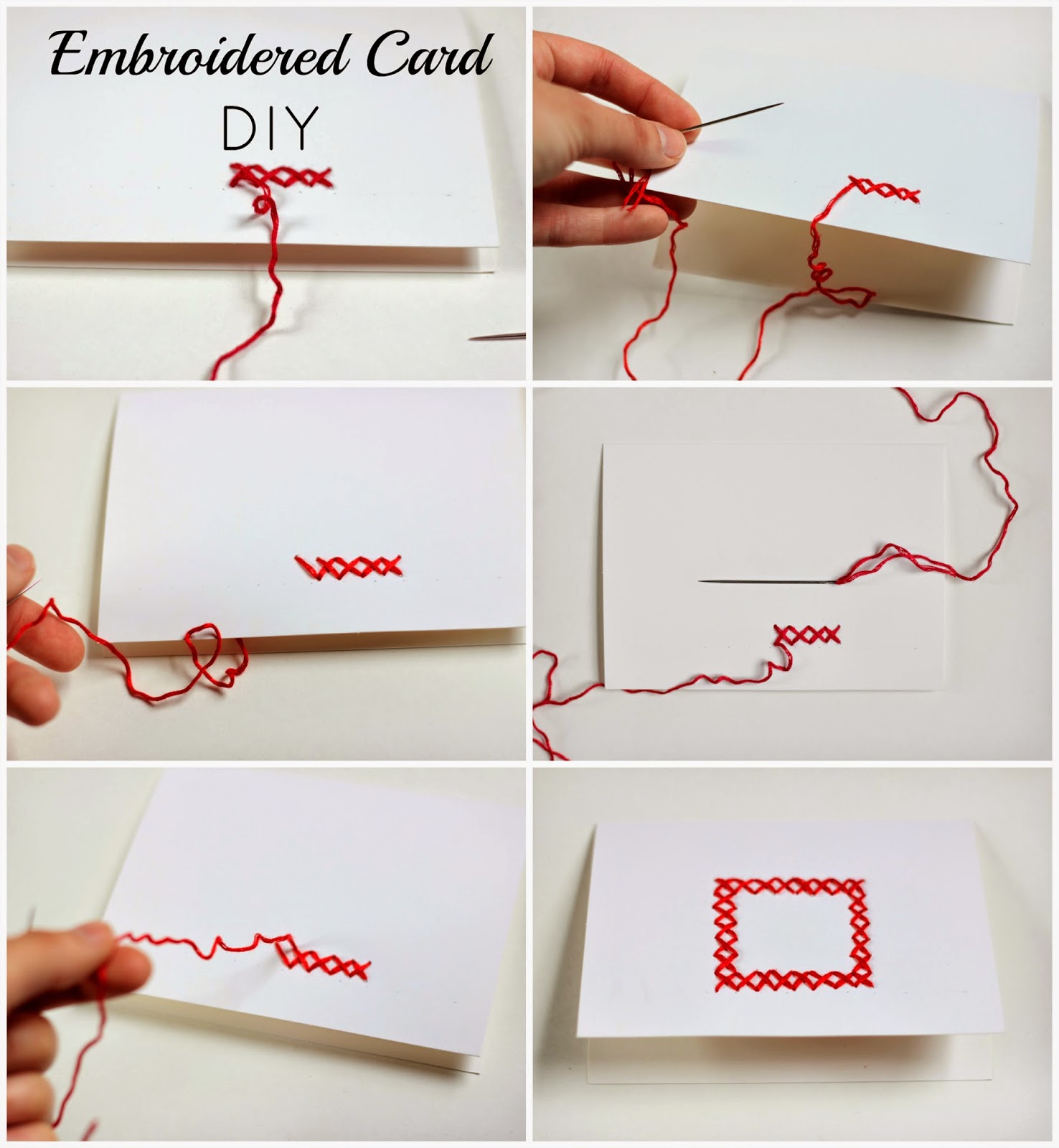 Embroidered Cards DIY Melmaria Designs Embroidered Cards DIY
