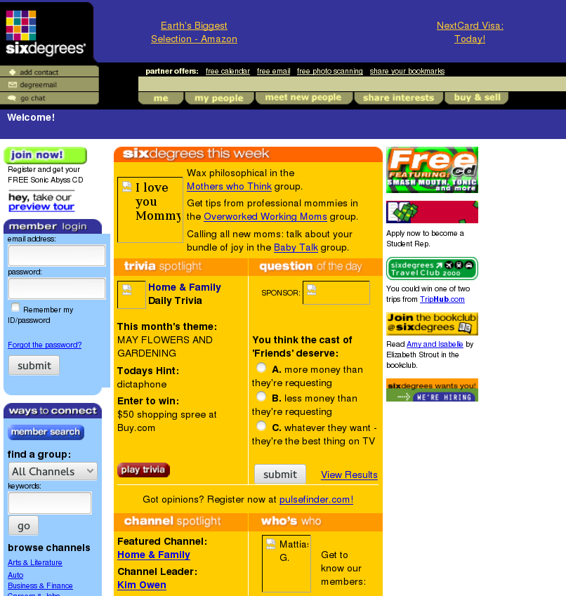 Computer Programming relating to Social Media over the years The start