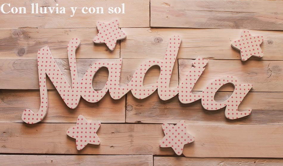 Letra decorada- Regalo y decoración infantil