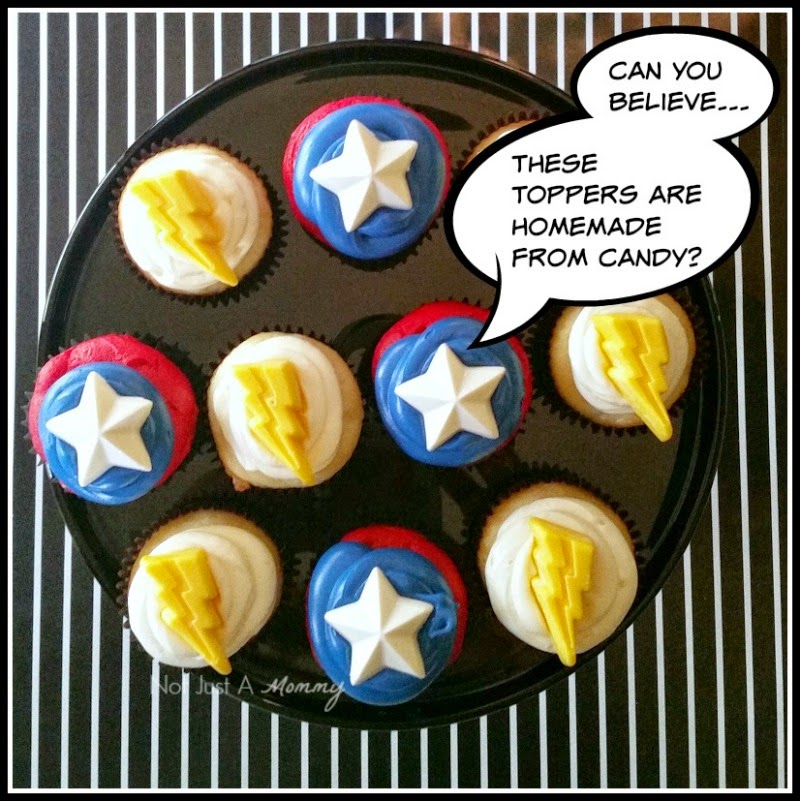 MARVEL Avengers: Age of Ultron Movie Marathon Party cupcakes