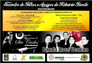 Encontro dos Amigos começa amanhã em Ribeirão Bonito