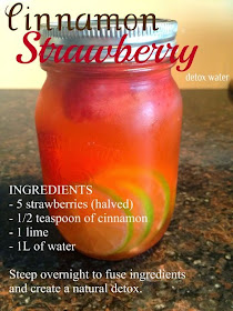 Cinnamon Strawberry Detox Water
