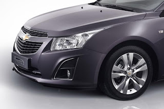 new chevrolet cruze facelift front bumper