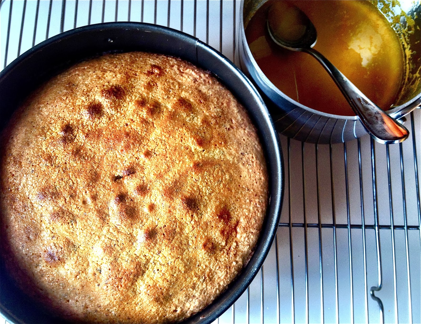 KITCHEN FIDDLER Ottolenghi's Clementine and Almond Syrup Cake With Chocolate Glaze
