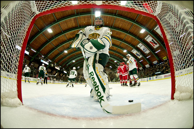Brian Jenkins Photography Hockey Net Cam Vermont Editorial Sports