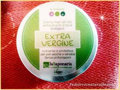 Crema mani extravergine la Saponaria...per un uso alternativo