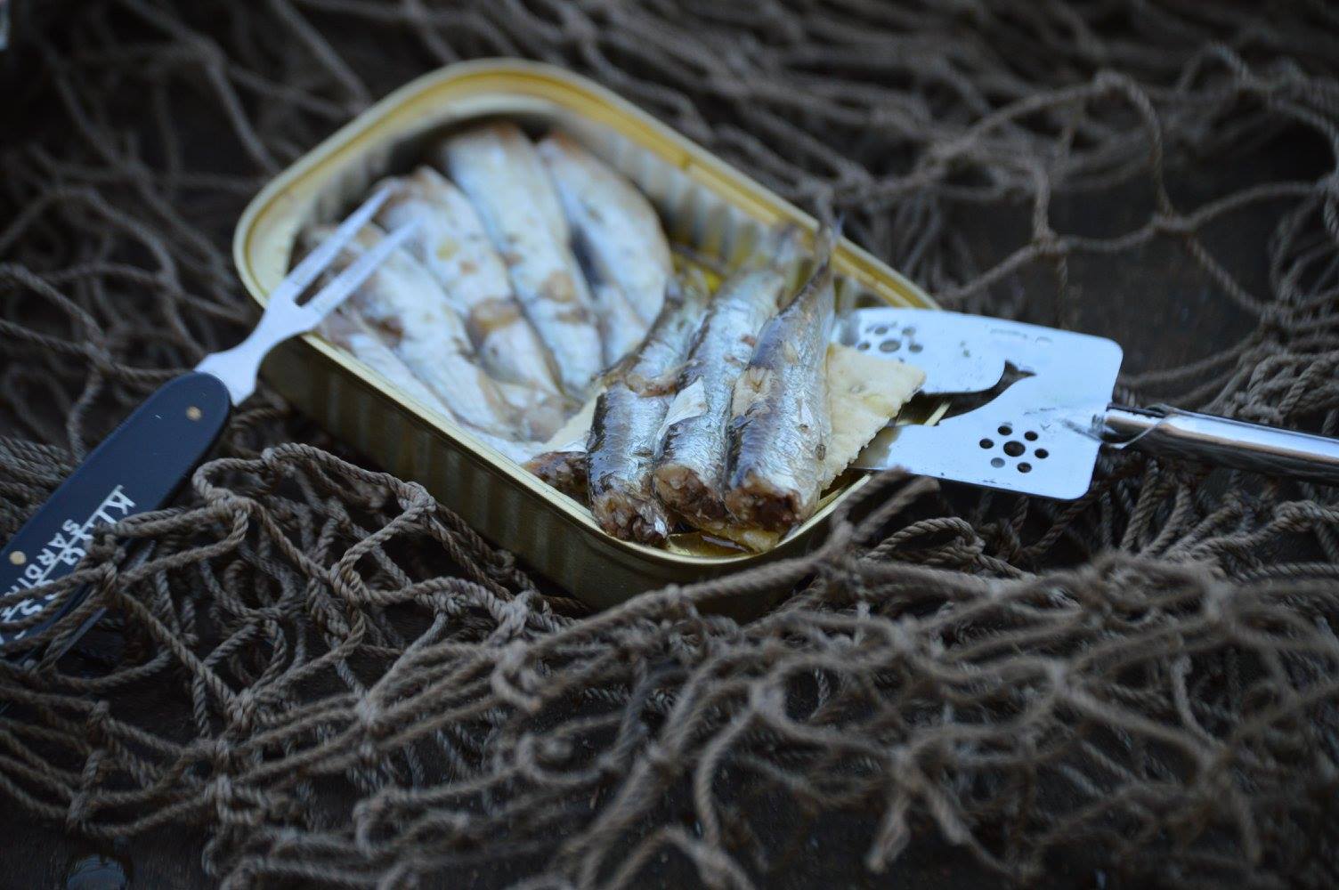 Mouth Full of Sardines Vintage King Oscar