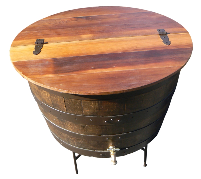 Home products Wine Barrel Cooler, Stainless Steel Door And Stainless