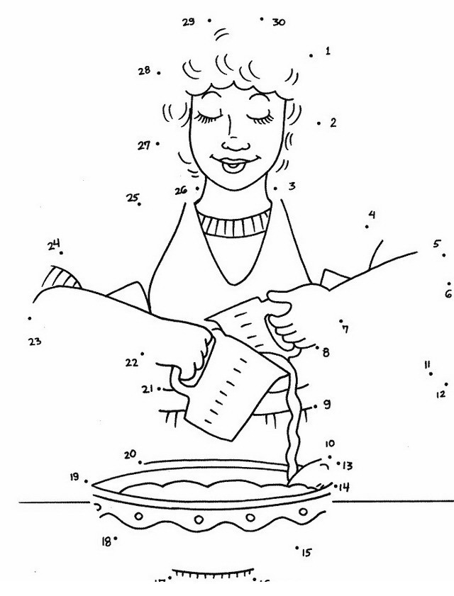 COLOREA TUS DIBUJOS: Dibujar mujer uniendo puntos para colorear y pintar