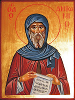 Sfantul Antonie cel Mare Sfantul Antonie cel Mare, icoana pictata pe lemn