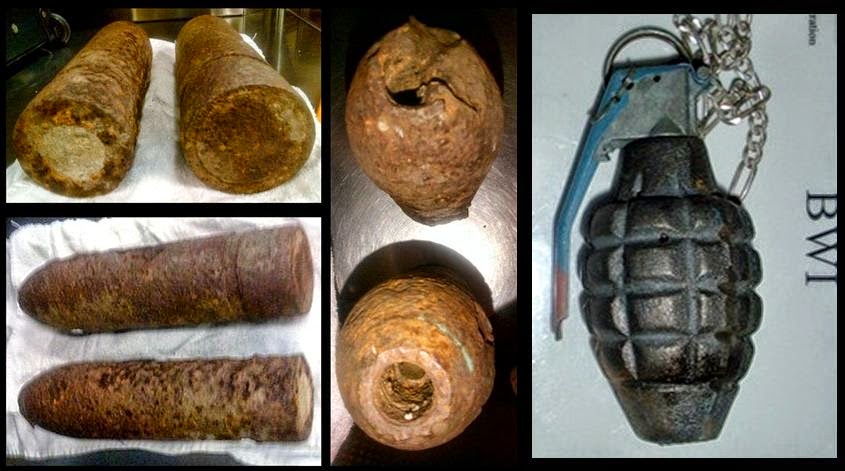 Inert WWI Artillery Shells (ORD) - Inert Grenade (BWI) Inert WWI Artillery Shells (ORD) - Inert Grenade (BWI)