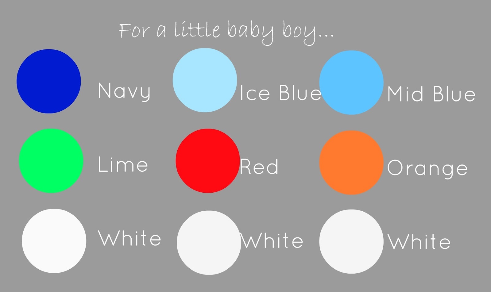 Colour Scheme Ideas for creating a Beautiful Gender Specific or Gender