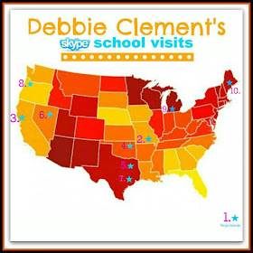 photo of: Debbie Clement' first 10 Cyber School Visits! 