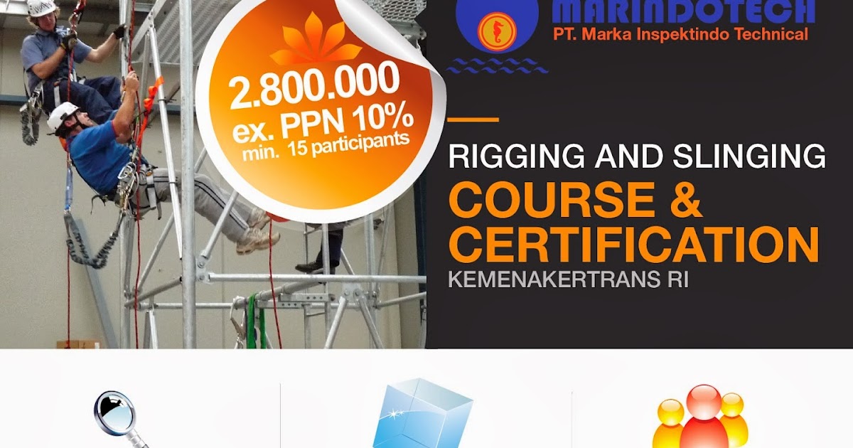 RIGGING AND SLINGING COURSE & CERTIFICATION KEMENAKERTRANS RCSI