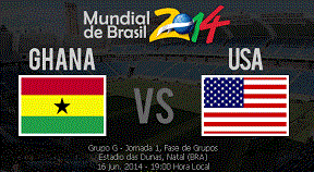 resultado final Ghana vs Estados Unidos Mundial Brazil 2014 resultado final Ghana vs Estados Unidos