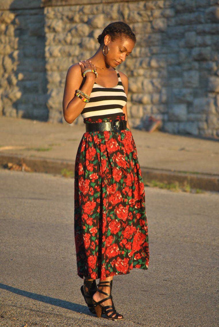 Long Vintage Skirt