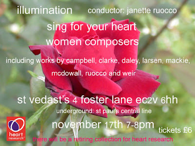 Concert flyer from 'Sing for your heart' Concert flyer from 'Sing for your heart'