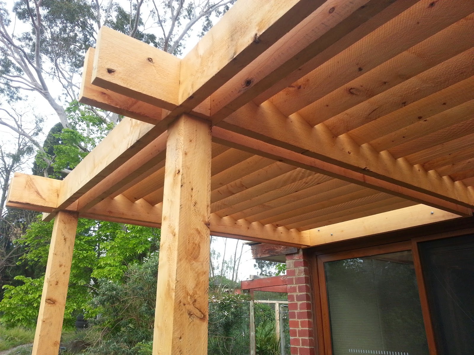 Simon Marshall Horticulture and Design Passive solar pergola