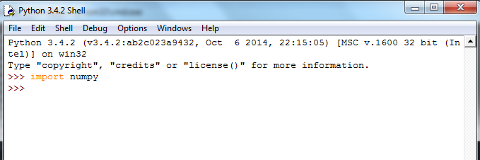 numpy install windows