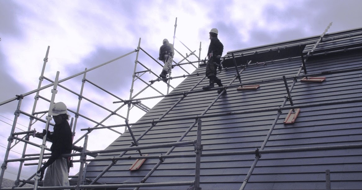 Kentem House Blog The 鳶 屋根足場解体～三条市