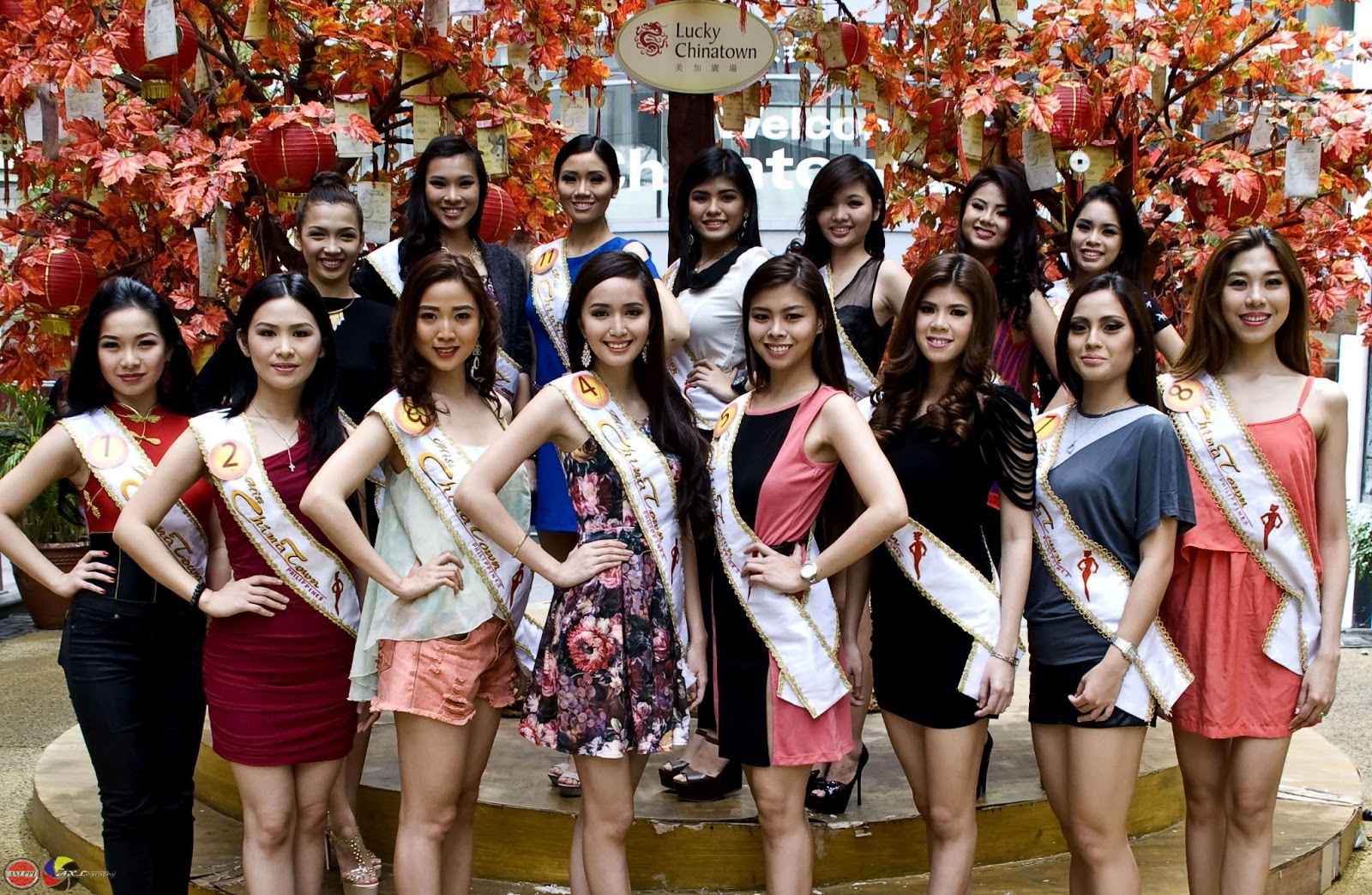 Candidates of the Mr and Miss Chinatown Philippines AXL Powerhouse