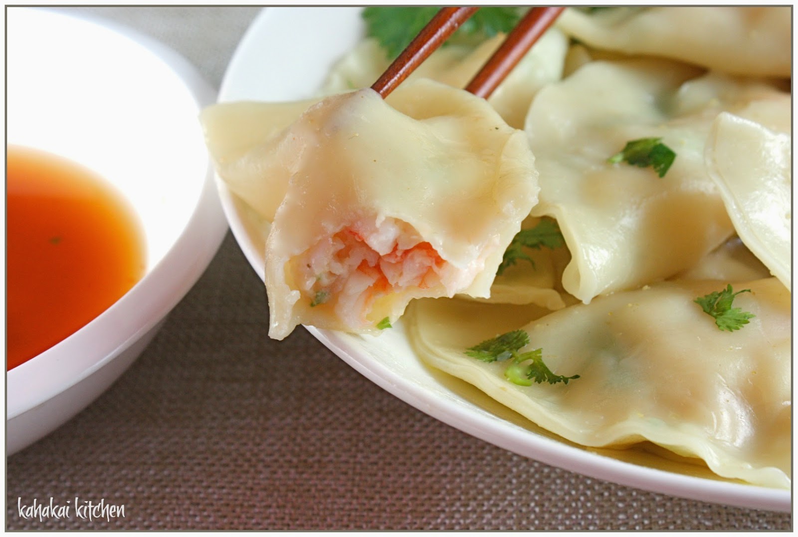 Kahakai Kitchen Prawn & Ginger Dumplings (+ My Dozen Donna Hay