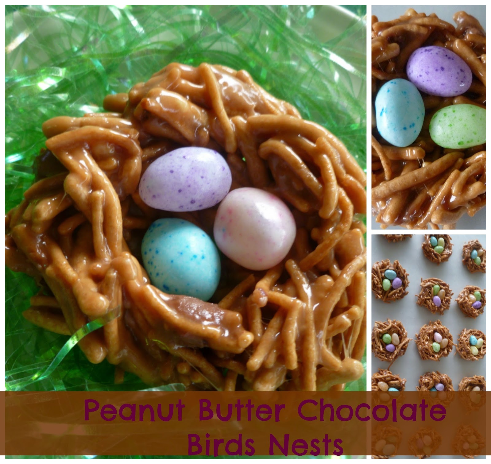 Growing in Grace Peanut Butter Chocolate Birds Nests Treats