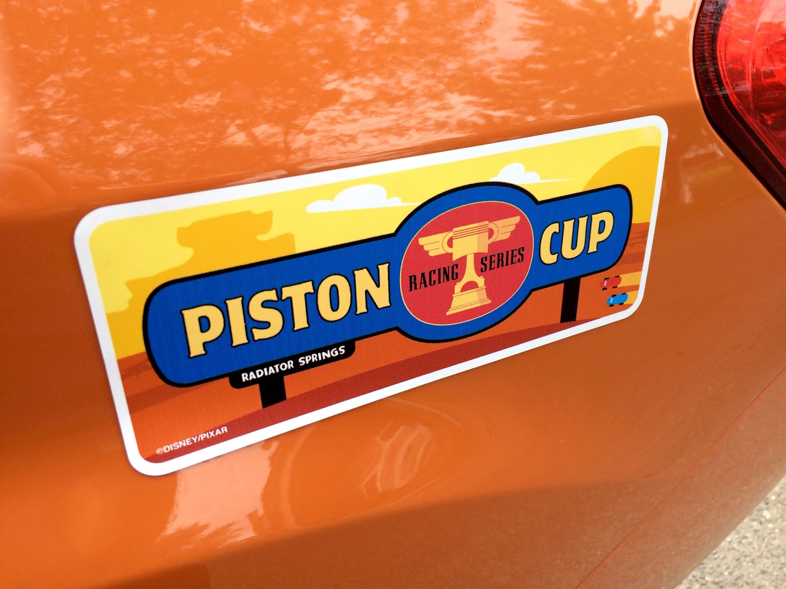 Dan the Pixar Fan Cars Piston Cup Bumper Sticker