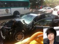 Lee Min-ho Car Accident Picture