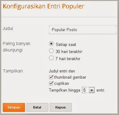 Setting Popular Post Cara Modifikasi Widget Popular Posts Keren Dengan CSS Pada Blogger