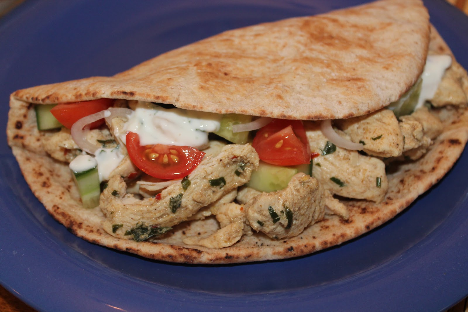 Savory Moments Chicken shawarma wraps