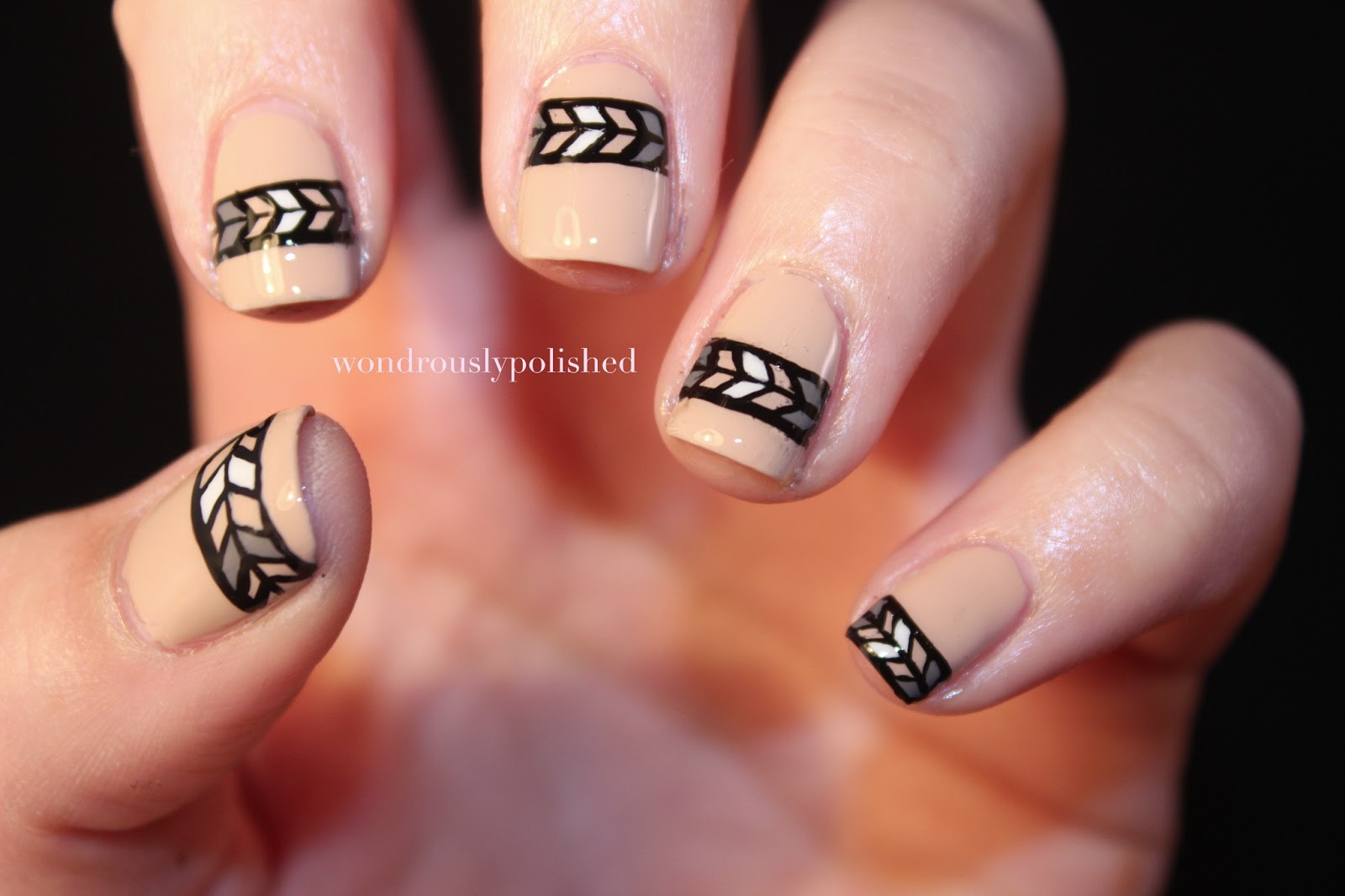 Simple Line Nail Designs Simple Line Nail Designs