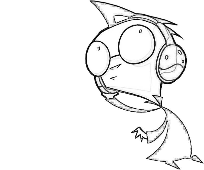 Dib Handset Coloring Pages dib-handset-coloring-pages