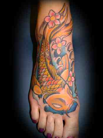 free design foot tattoo