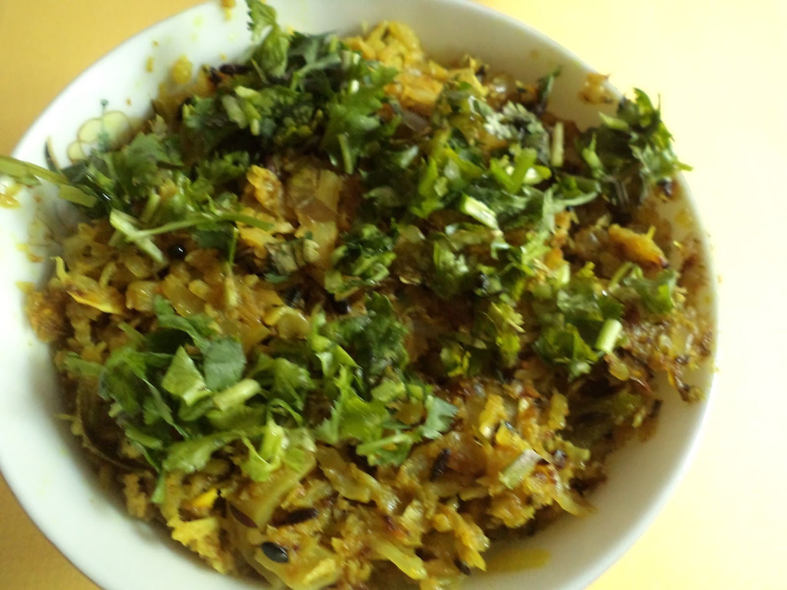 Cabbage Sabzi Sneha's Recipe