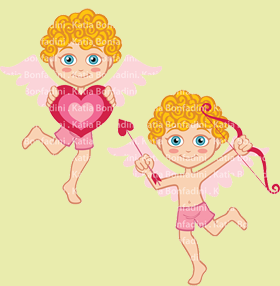 Ilustração para o kit digital DIA DOS NAMORADOS/FESTA DO CUPIDO