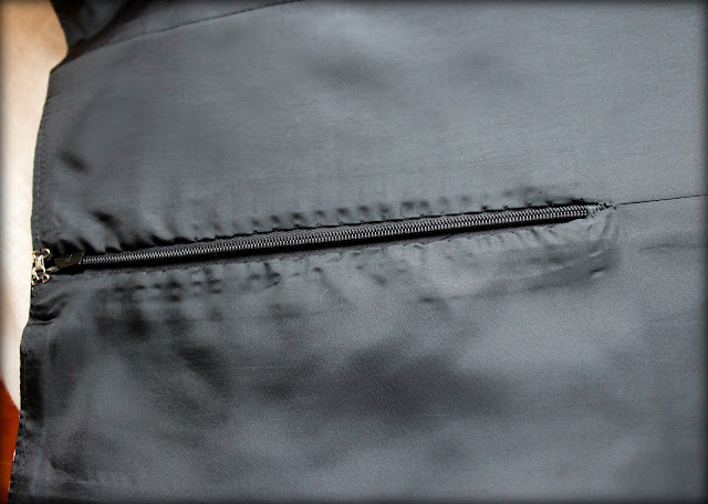 invisible zipper lining