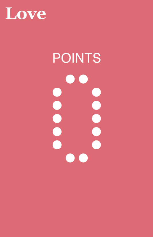 Bankett Besser Schrei tennis zero called love Wortlaut Gemacht, um sich zu erinnern Nichte