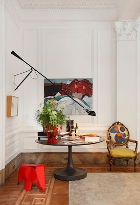 Living Room of an Art Collector by Gisele Taranto