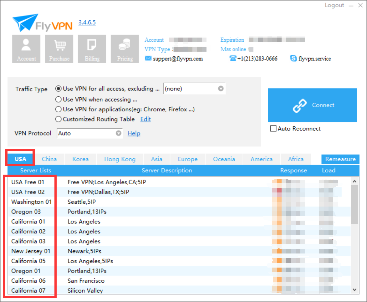 vpn server address list usa