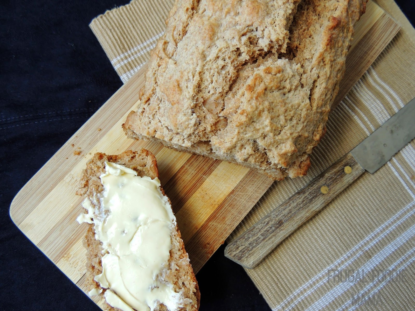 Frugal Foodie Mama Homemade Peanut Butter Beer Bread