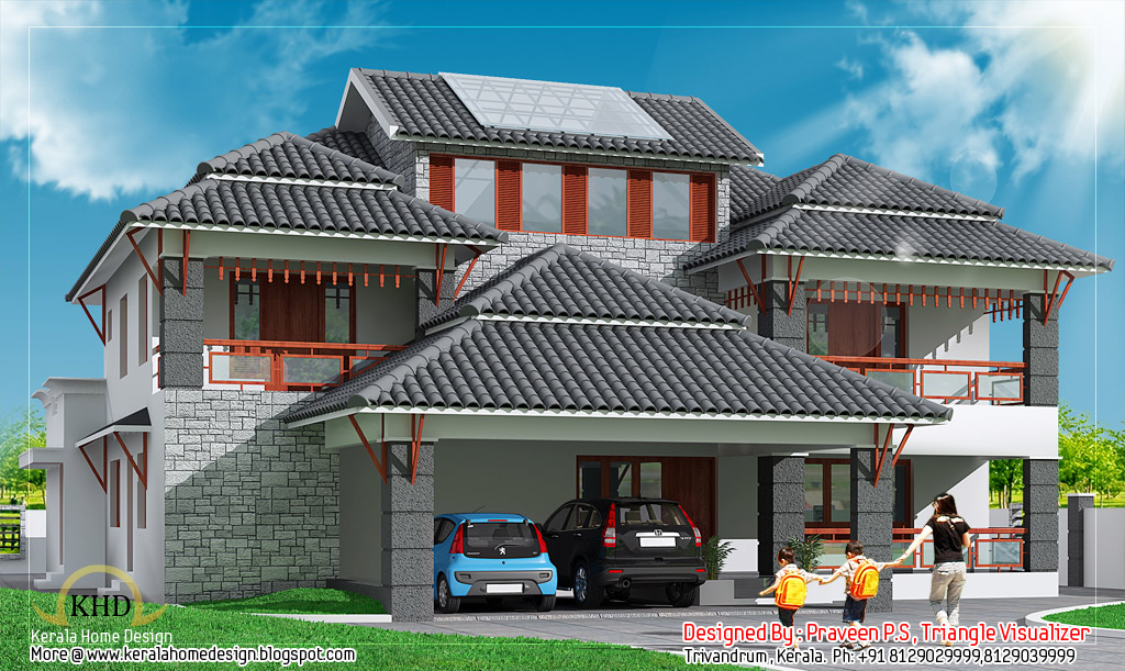 Kerala traditional modern houses Kerala traditional modern houses