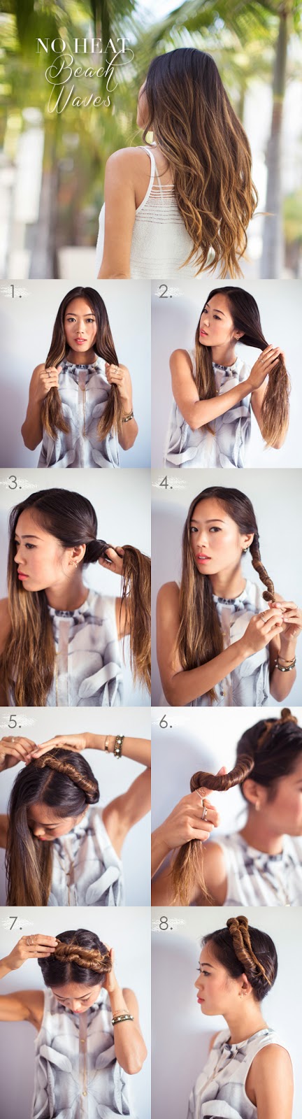 15 Easy Cool No Heat Hairstyles Diy Craft Projects