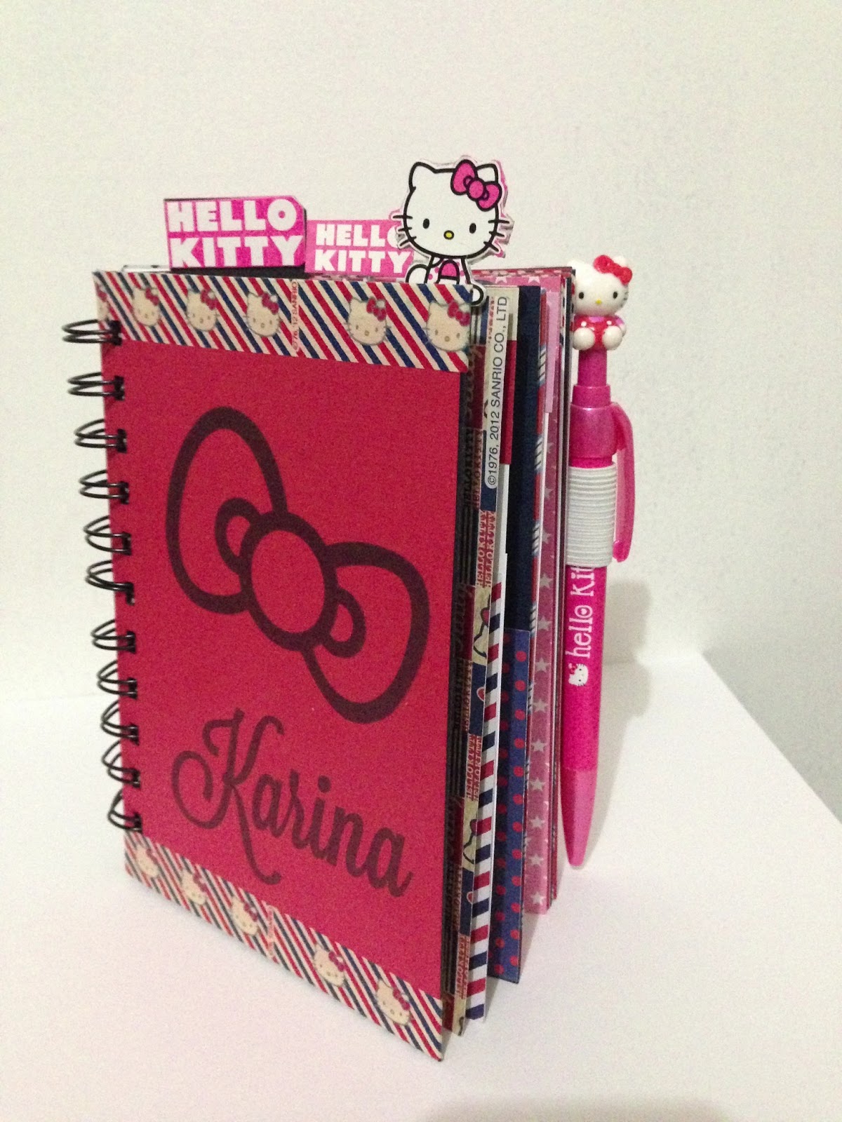 Craft Room Secrets DIY Hello Kitty planner