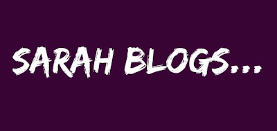 Sarah blogs...