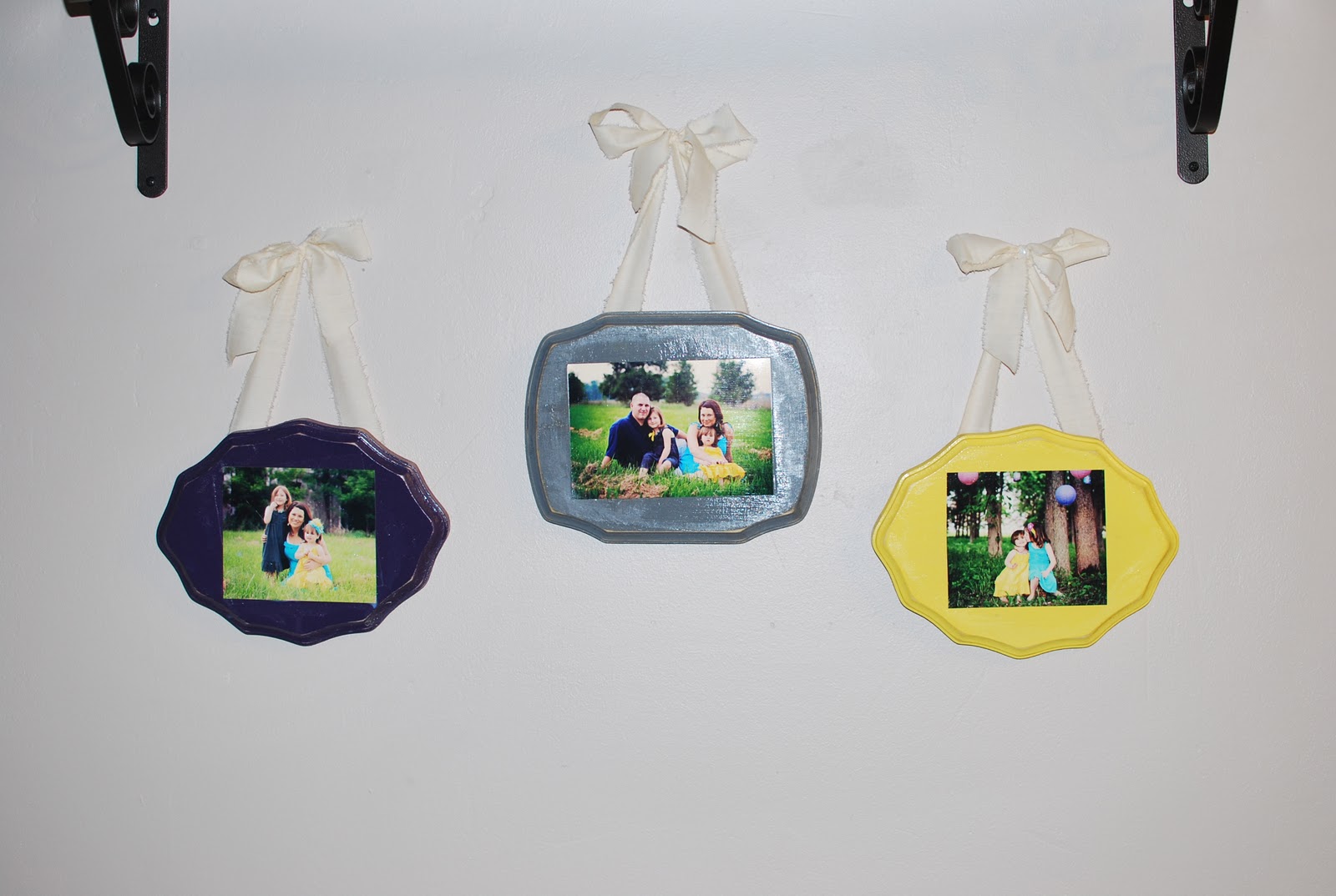 Laynie and Belle Wooden plaques = fun picture frames!